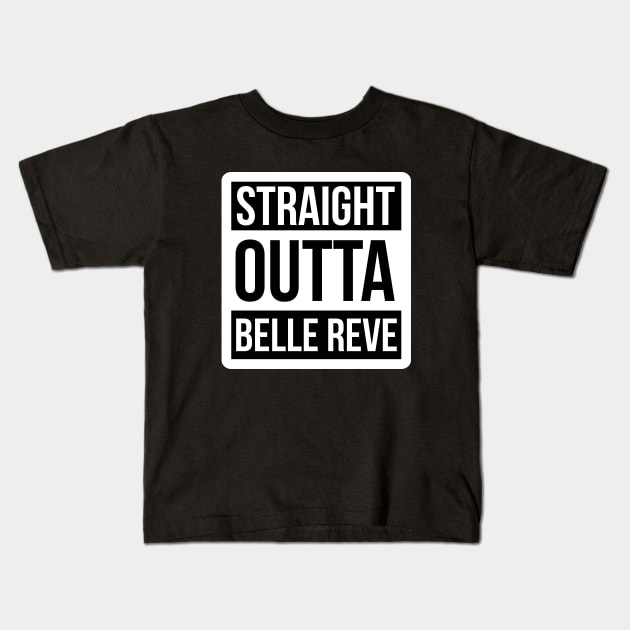 DC Straight outta Belle Reve Kids T-Shirt by NEFT PROJECT